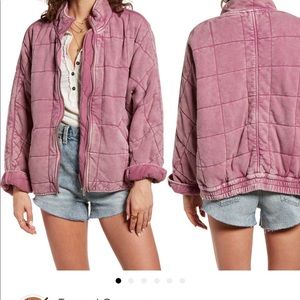 Free People Dolman Sleeve Quilted Jacket (Daphne)